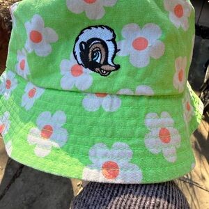 Pepe Le Pew Green Floral Kids Bucket Hat